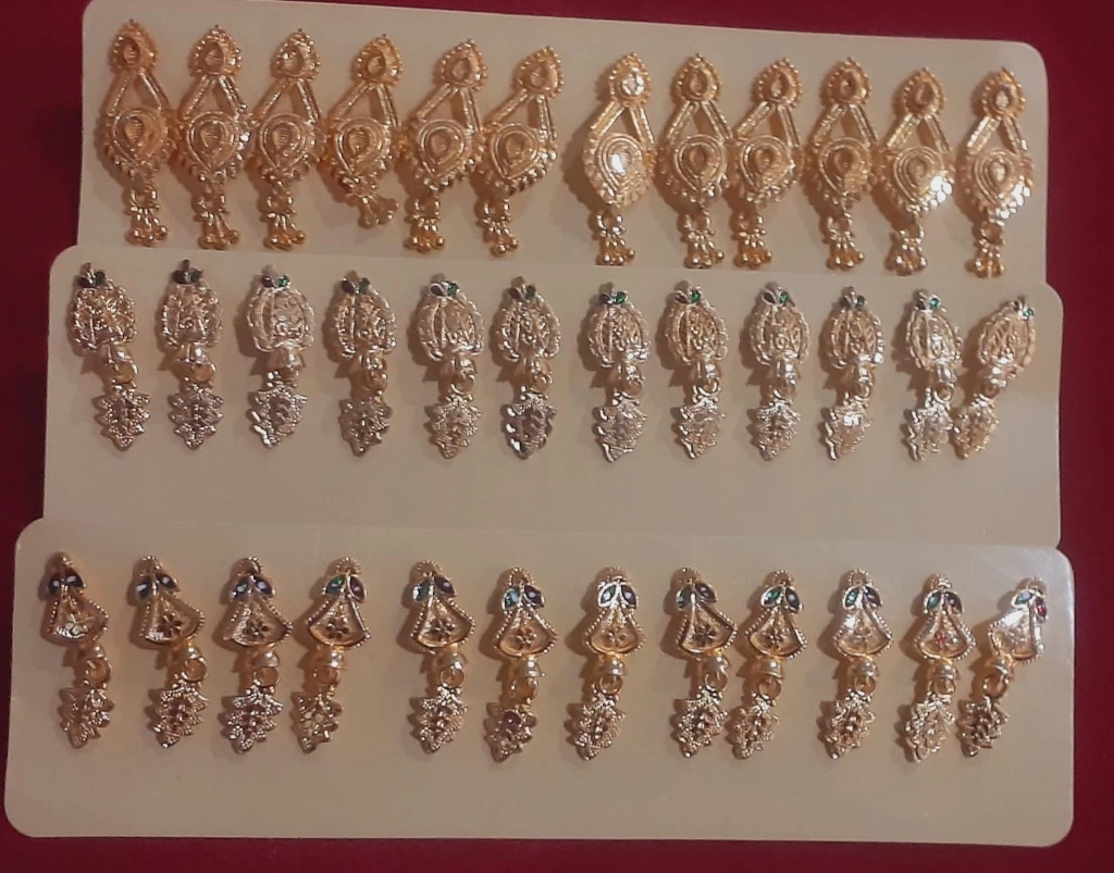 No 88.1 Gold plated earrings.webp