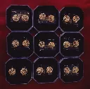 No 15.2 Gold plated earring stud.webp