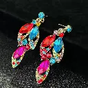 37. Luxury Court Style Colorful Floral Necklace And Earrings Set 4.webp