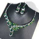 30. Vintage Luxury Green Peacock Tail Inspired Jewelry Set 2.webp
