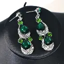 30. Vintage Luxury Green Peacock Tail Inspired Jewelry Set 4.webp
