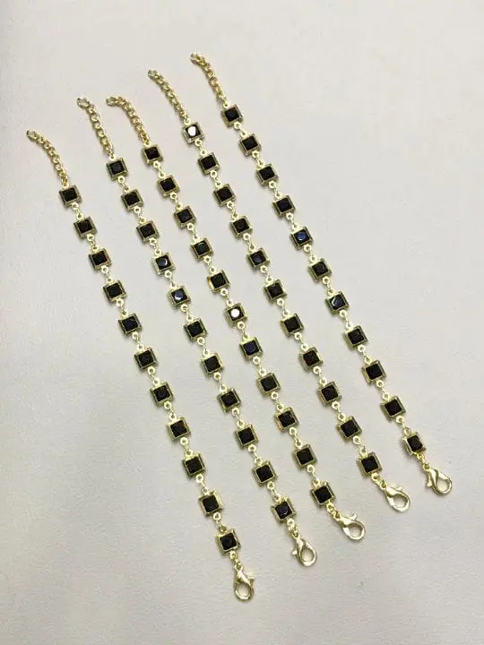 OS000024-Black Chorash 6mm Bracelet-7"