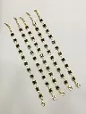 OS000024-Black Chorash 6mm Bracelet-7"