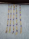 OS000027-H Blue Moti Bracelet-6.5"