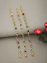 OS000031-Multy Gol 6mm Bracelet -7"
