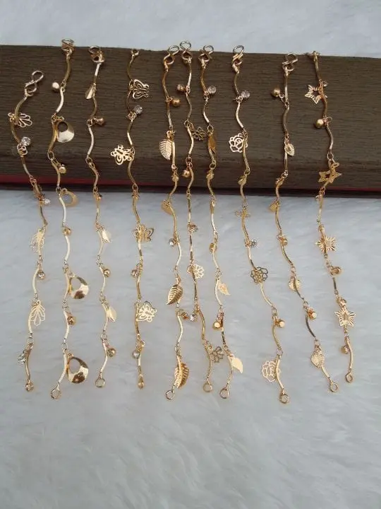 OS00043-HBL Dimond RG Bracelet Mix.-6.5"