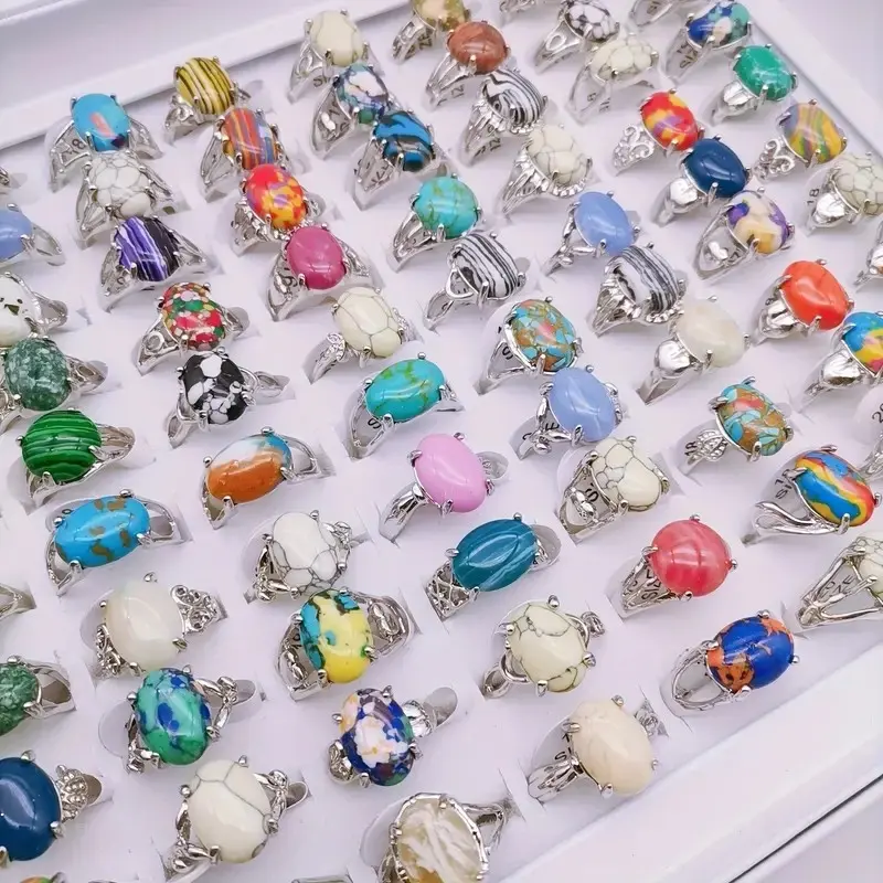 TM00096- Women's Fashion Big Stone Rings