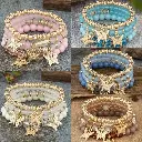 TM00113-Butterfly Hanging Bracelet Set