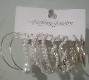 TM00107-Gold Covering Item Earrings Big