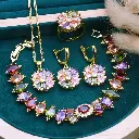 TM00120-Synthetic Cubic Synthetic Zirconia Jewelry Set 5