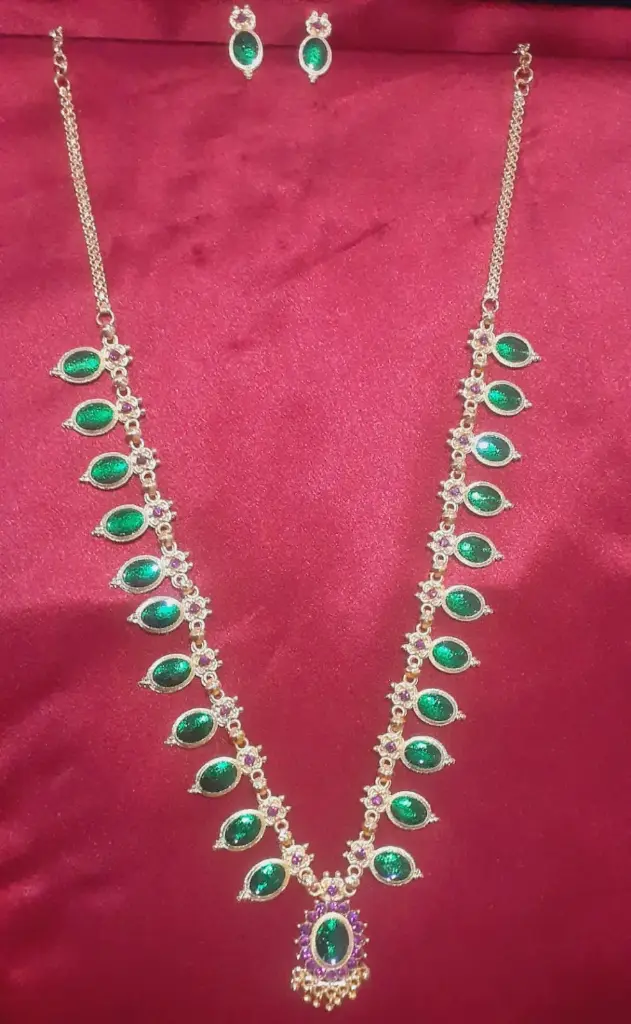 KP00138-Necklace set (Palakka big chain) 