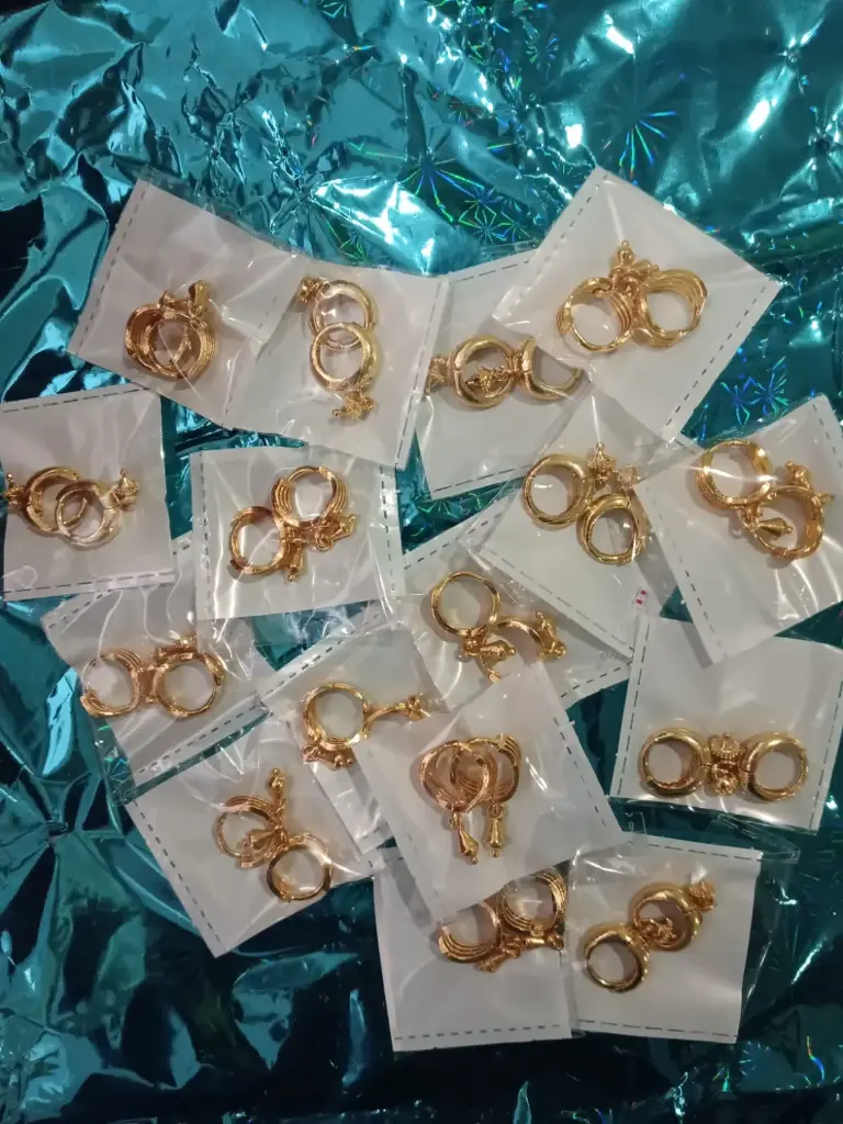 WH257-0000539 - Gold Plated Errings 2