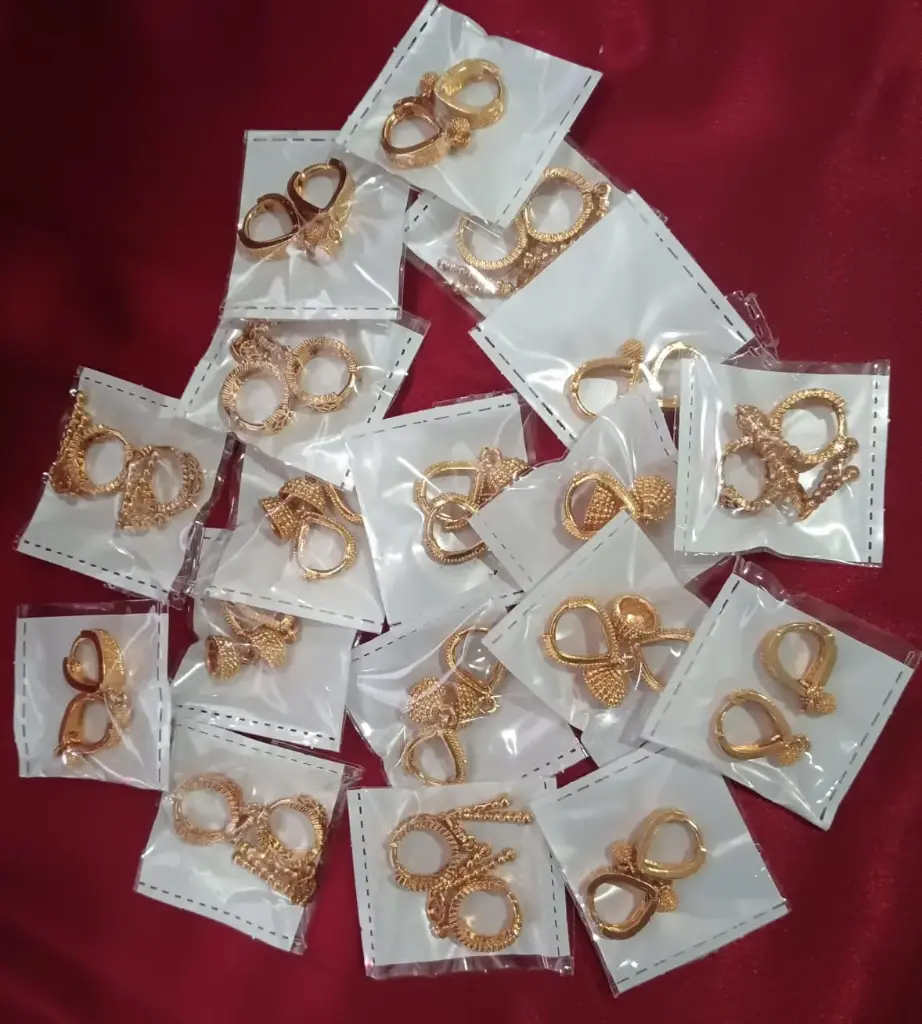 WH257-0000539 - Gold Plated Errings 3