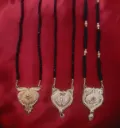 WH66-0000348 - Mangal Sutra (Black bead with locket)