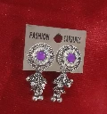 WH138-0000420 - Earing-Jumuka (silverhanging)