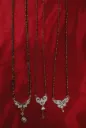 WH187-0000469 - Mangal Sutra-blackbeads with silverlocket