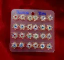 WH189-0000471 - Earrings-small stud stone