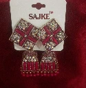 WH96-0000378 - Jhumki-Sone & beeds