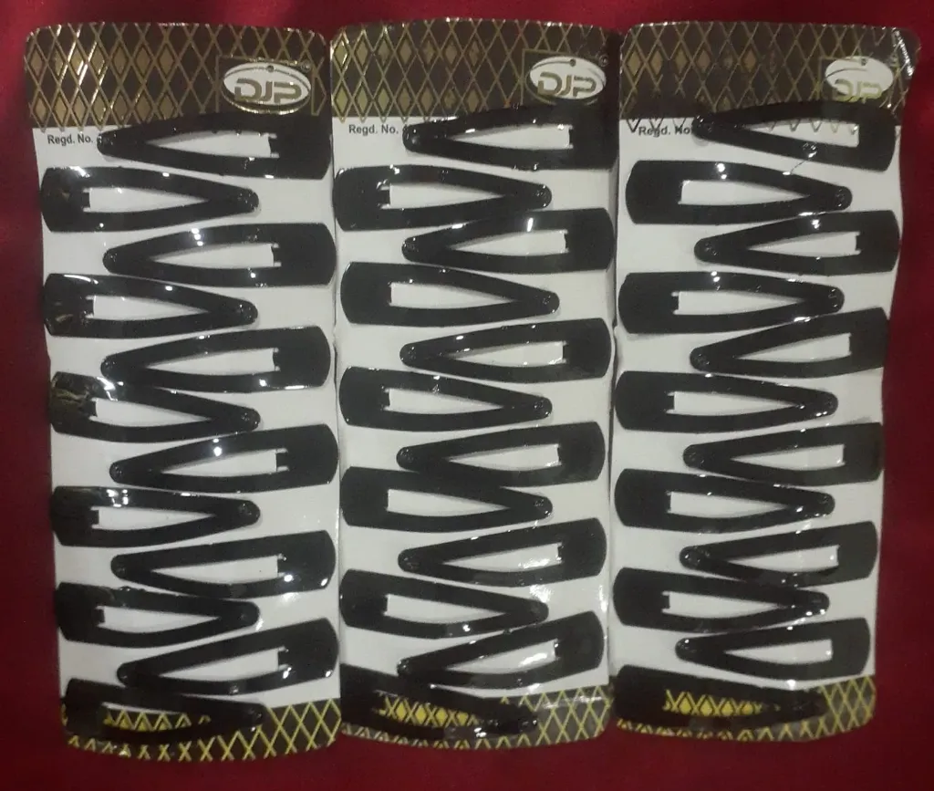 WH30-0000212 - Hair Clip Black (Tik tak)