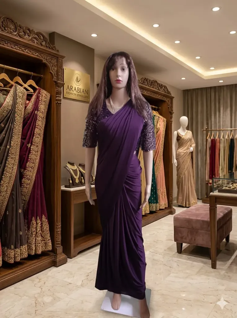 AH-00001084 - 102303-A-Readymade SareeSet