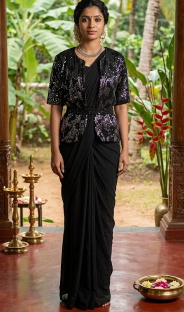 AH-00001088 - 102199-C-Readymade SareeSet