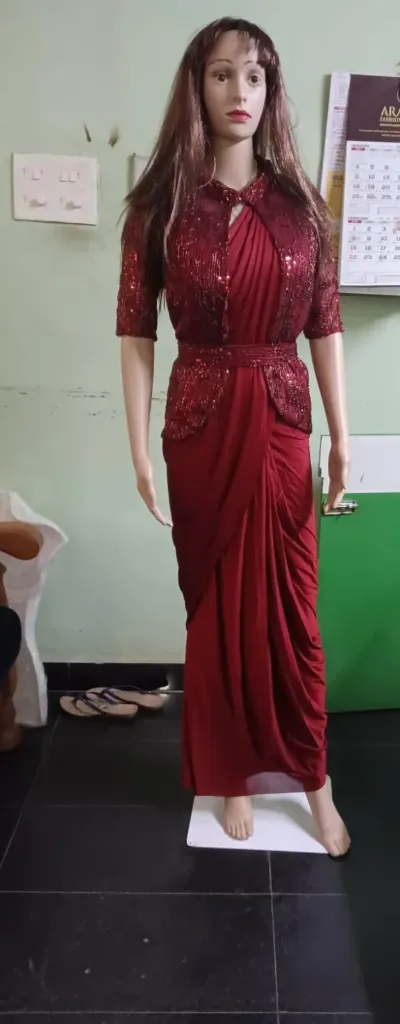 AH-00001086 - 102199-A-Readymade SareeSet