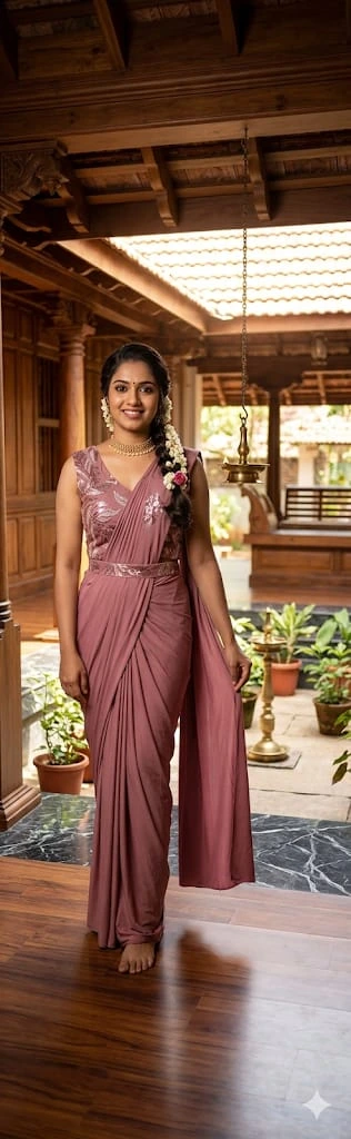 AH-00001091 - 102315-A-Readymade SareeSet