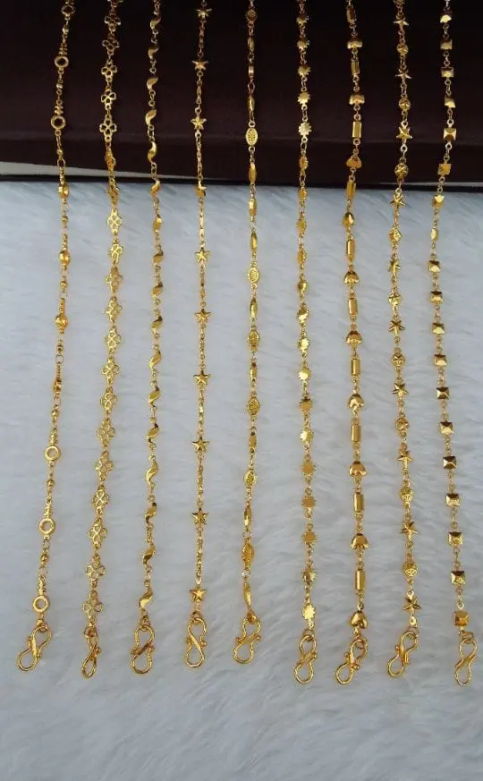 OS00004-H Brass DG Chain Mix Design18''
