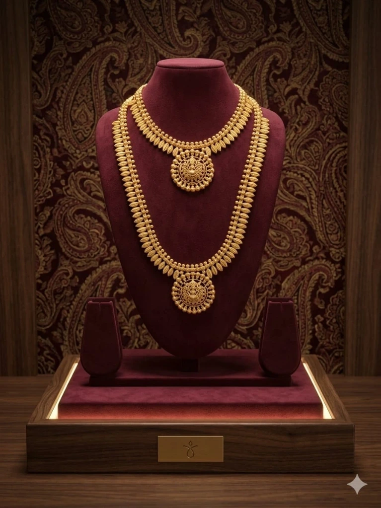 AG615A-Bridal Lekshmi Chain Set Big